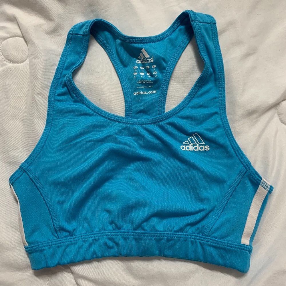 Adidas Sky Blue Sports Bra